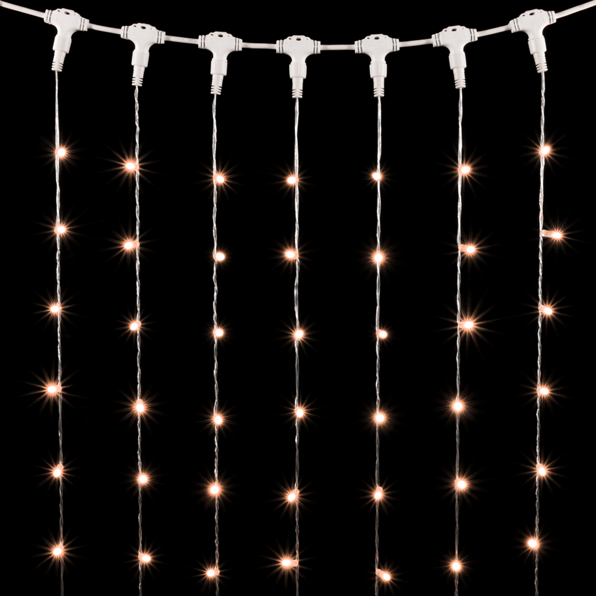 Гирлянда Бахрома с колпачком Laitcom (LTC) PCL602CAP-10-2EWW