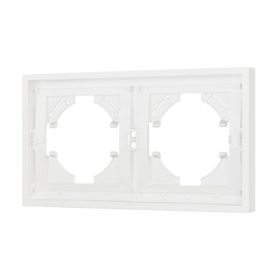 Рамка пластиковая на 2 поста Arlight FRM-TENDO-SFPL-2-WH 054649