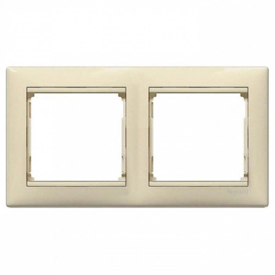 Рамка 2-постовая Legrand Valena слоновая кость 774352