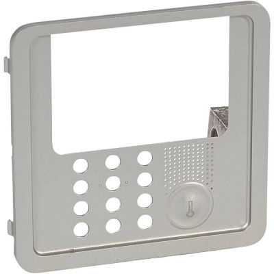 Лицевая панель Legrand Celiane центрального блока управления системой термоконтроля титановая 068544