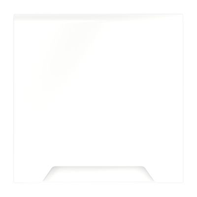 Накладка для розетки с заземлением, защитными шторками и крышкой Voltum S70 (белый матовый) VLS000802