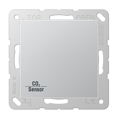 Датчик углекислого газа, влажности и комнатной температуры Jung CO2A2178AL