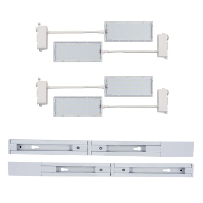 Трековый прожектор для растений (4 шт.) Uniel ULB-P37-12W/SPFR/K WHITE 3М SET42 UL-00012710