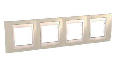 Рамка 4-постовая Schneider Electric Unica Хамелеон MGU6.008.567