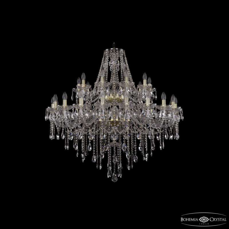 Подвесная люстра Bohemia Ivele Crystal 1415/20+10/400/2d G