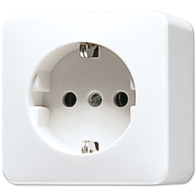 Розетка с заземлением Jung 321AWW