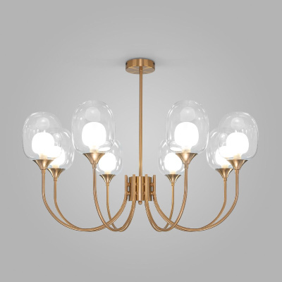 Люстра на штанге Eurosvet Spritz 70217/8 латунь a064748