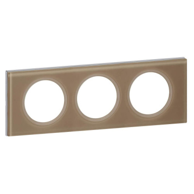 Рамка 3-постовая Legrand Celiane смальта мокка 069463