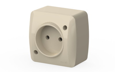 Розетка без заземления ELBI Alsu 504-000300-215