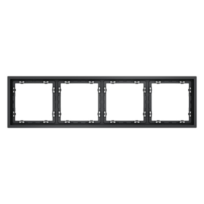 Рамка на 4 поста Voltum S70 VLS100407 (графит)