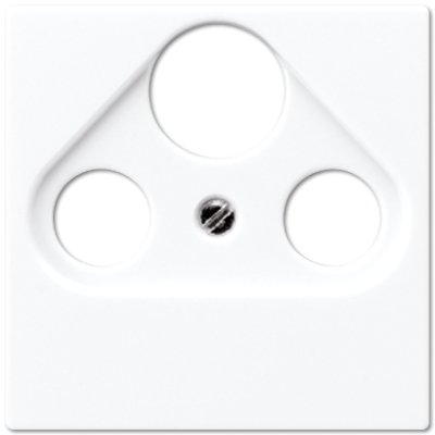 Накладка TV-SAT-FM розетки Jung A 500 Белая A561PLSATWW