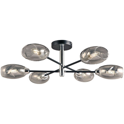 Люстра на штанге Illumico IL5442-6CST-79 CR BK