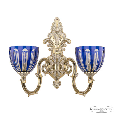 Бра Bohemia Ivele Crystal Verona 7203B15/2/210 GW P1 U Clear-Blue/H-1H