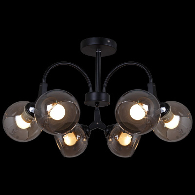 Люстра на штанге Reluce 01268-0.3-06 BK+CR