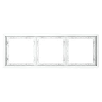 Рамка на 3 поста Voltum S70 VLS100302 (белый матовый)