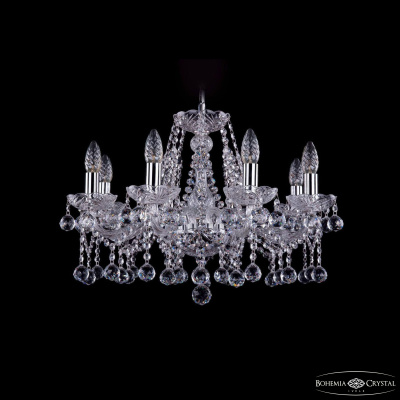 Подвесная люстра Bohemia Ivele Crystal 1413/8/200 Ni Balls