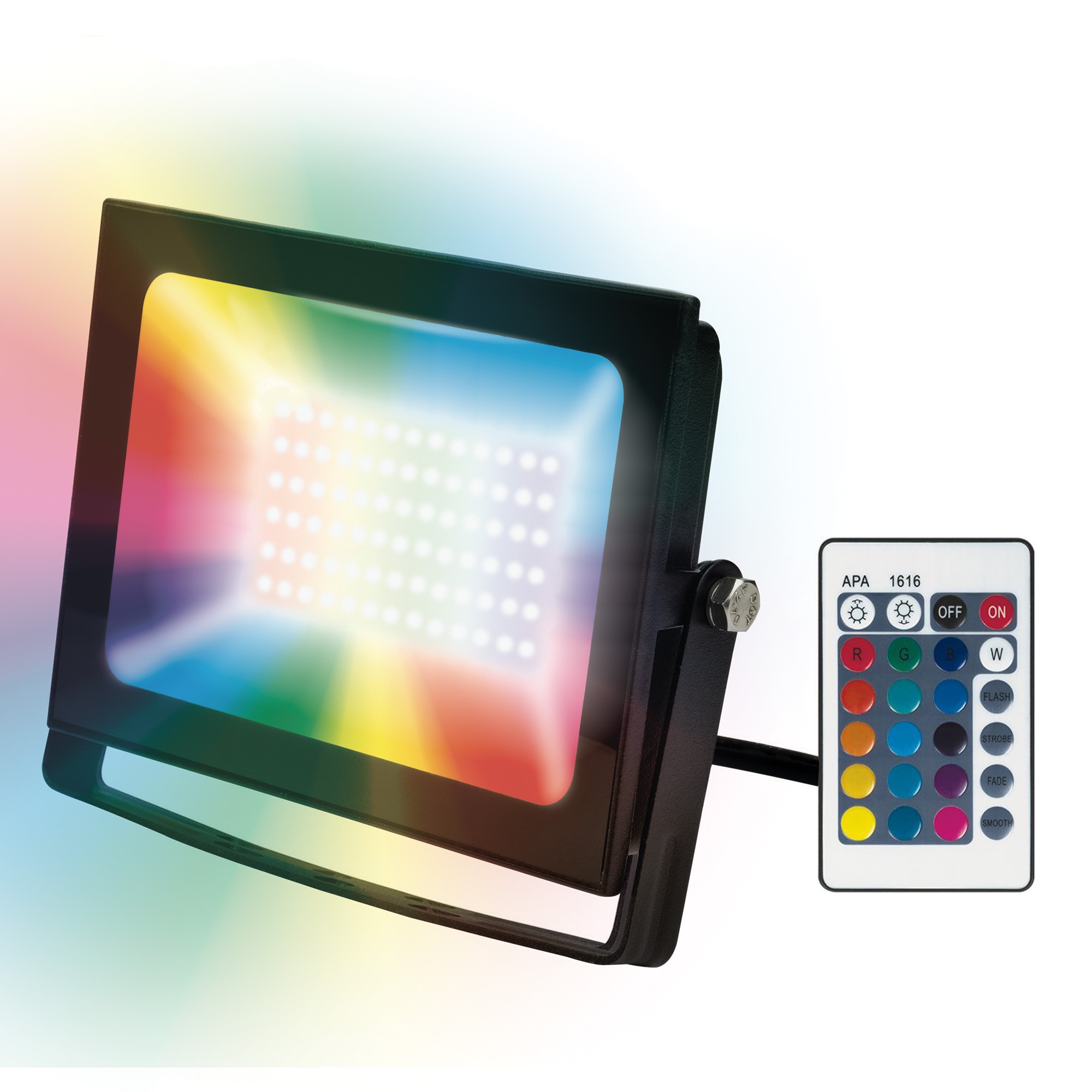 Прожектор светодиодный (UL-00007122) Uniel 30W ULF-F60-30W/RGB IP65 200-240В Black