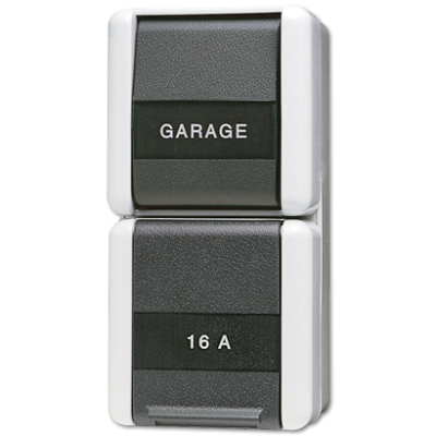 Розетка + выключатель Jung 876NAW