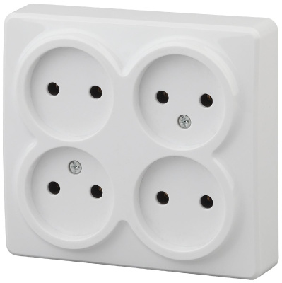 Розетка 4х2P Эра 11-2210-01 Б0020706