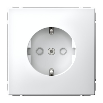 Розетка с заземлением со шторками, 16А, механизм, быстрозажим. клем. Systeme Electric ArtGallery Лотос GAL001345S