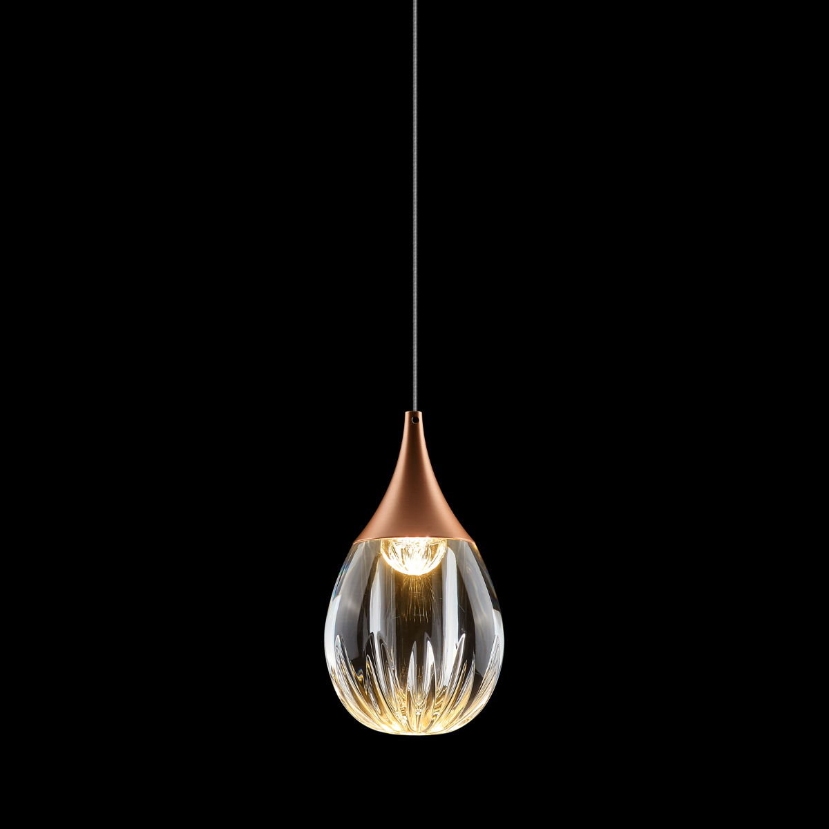 Подвесной светильник Delight Collection Stilla MD24001004-1A copper/clear