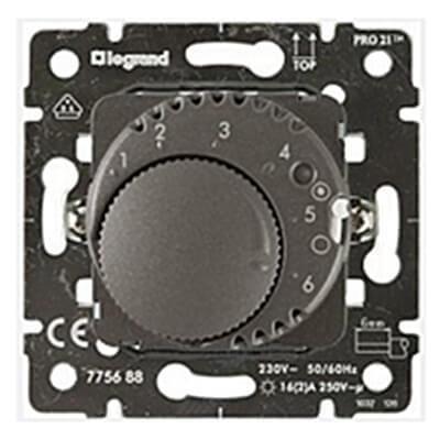 Термостат Legrand Galea Life теплых полов с НО контактом темная бронза 775688