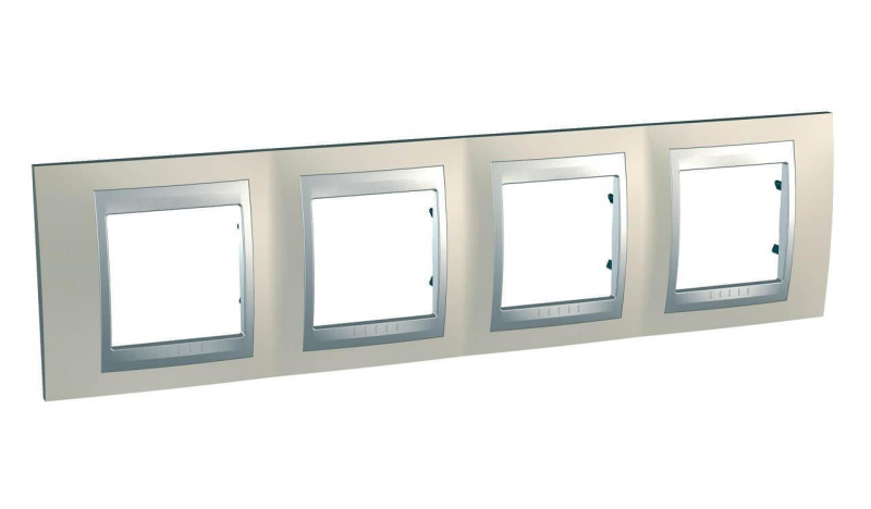 Рамка 4-постовая Schneider Electric Unica Top MGU66.008.095