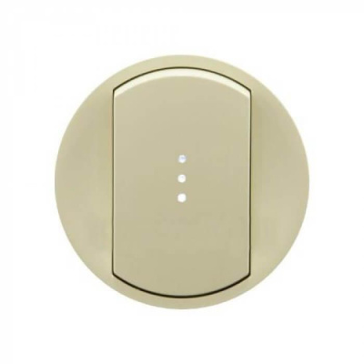 Лицевая панель Legrand Celiane выключателя одноклавишного с подсветкой слоновая кость 066210