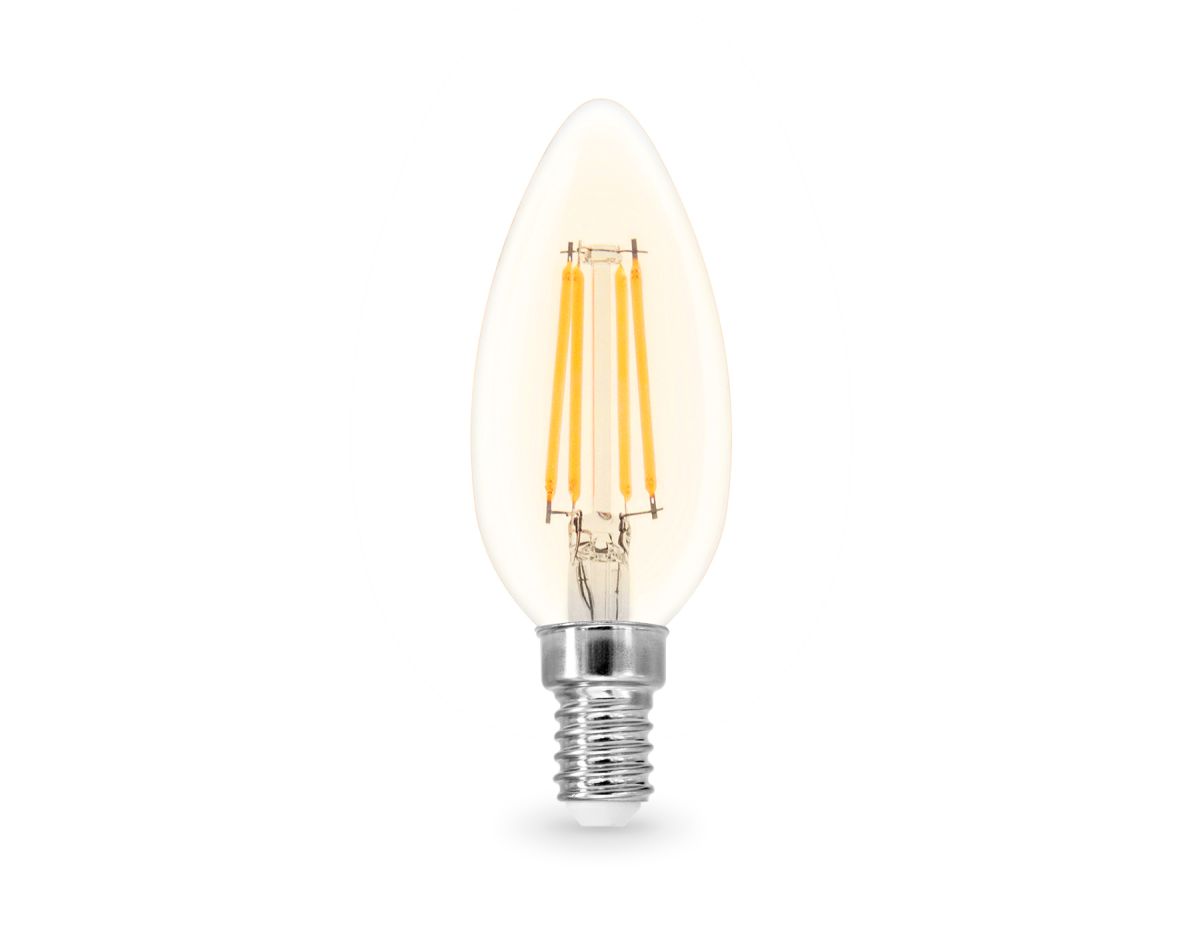 Филаментная светодиодная лампа Ambrella Light Bulbing E14 15W 2700K свеча 351513