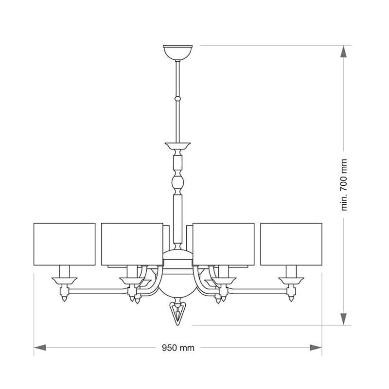 Подвесная люстра Kutek Mood Empoli EMP-ZW-10 (Z)