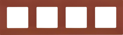 Рамка 4-постовая Legrand Etika какао 672574