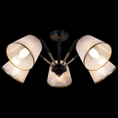 Люстра на штанге Illumico IL0344-5CSQ-79 BK AB