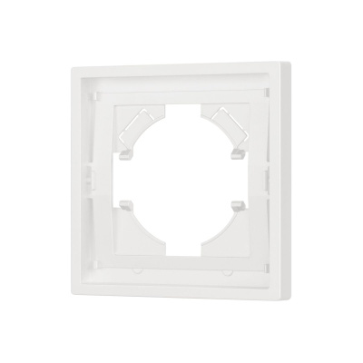 Рамка пластиковая на 1 пост Arlight FRM-TENDO-SFPL-1-WH 054645