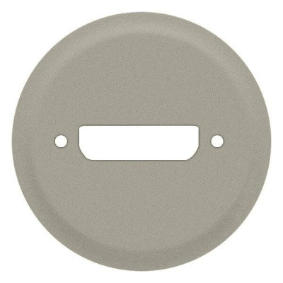 Лицевая панель Legrand Celiane розетки аудио/видео HD15 титановая 068515