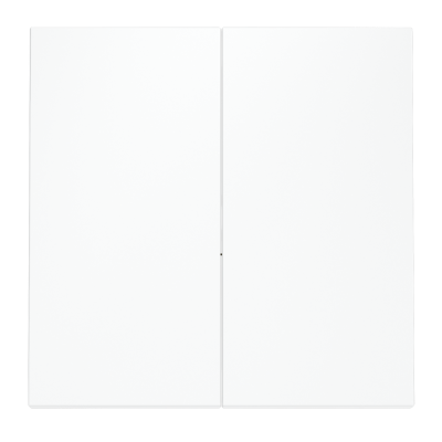 Клавиши для выключателя/переключателя двухклавишного Voltum S70 (белый матовый) VLS000302