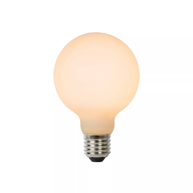Светодиодная диммируемая лампа Lucide E27 8W 2700K шар 49066/08/61