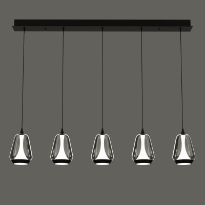 Подвесной светильник Delight Collection MD24001011-5B black/smoky