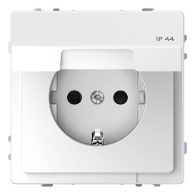 Розетка Schneider Electric Merten D-Life 16A с/з и крышкой MTN2314-6035