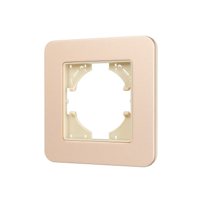 Рамка алюминиевая на 1 пост Arlight FRM-AKIRY-SFAL-1-GD 049686