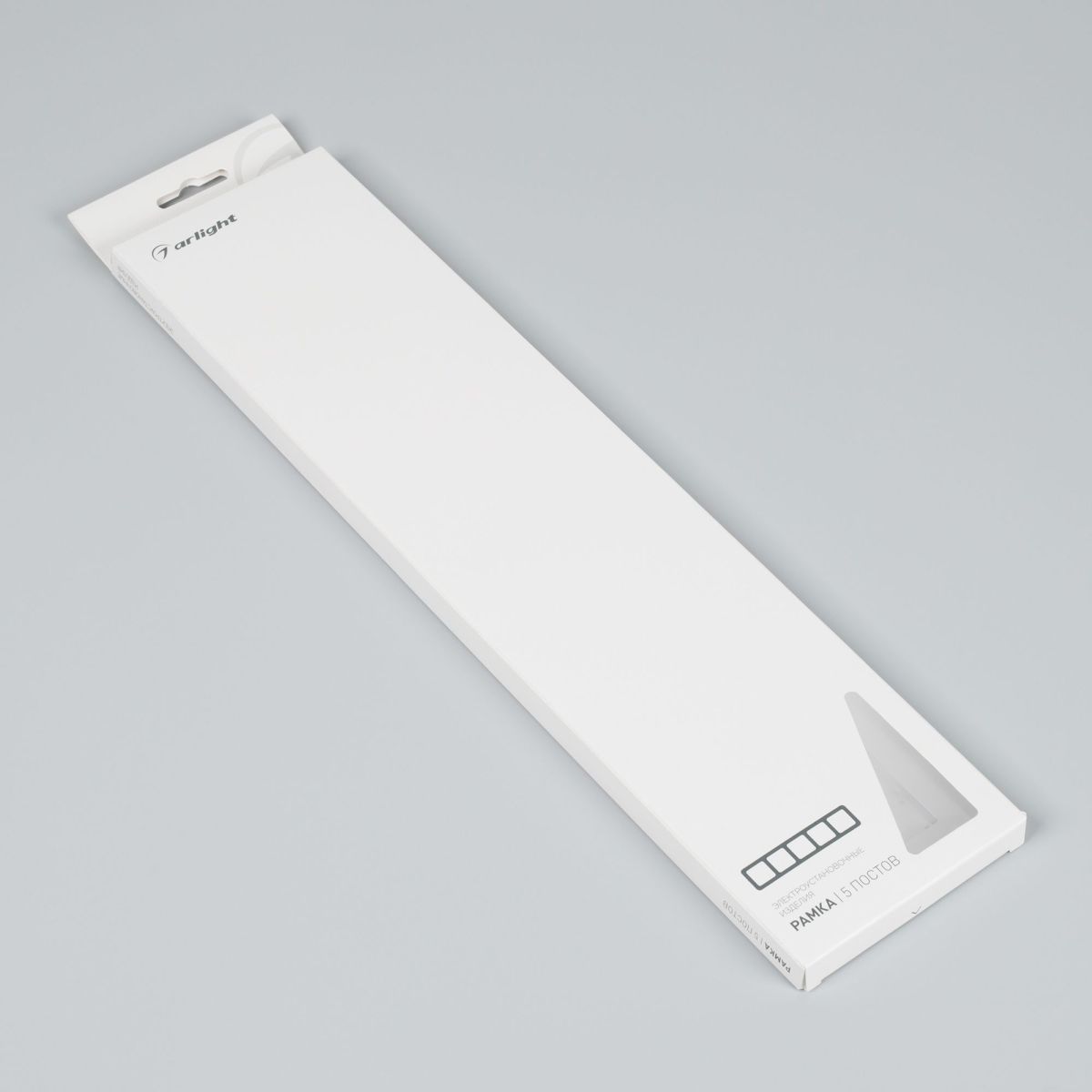 Рамка на 5 постов стеклянная Arlight FRM-OMALI-SFGS-5-GD 049723