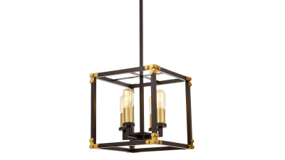 Подвесная люстра Lumina Deco Waldorf LDP 1140-4 BK+MD