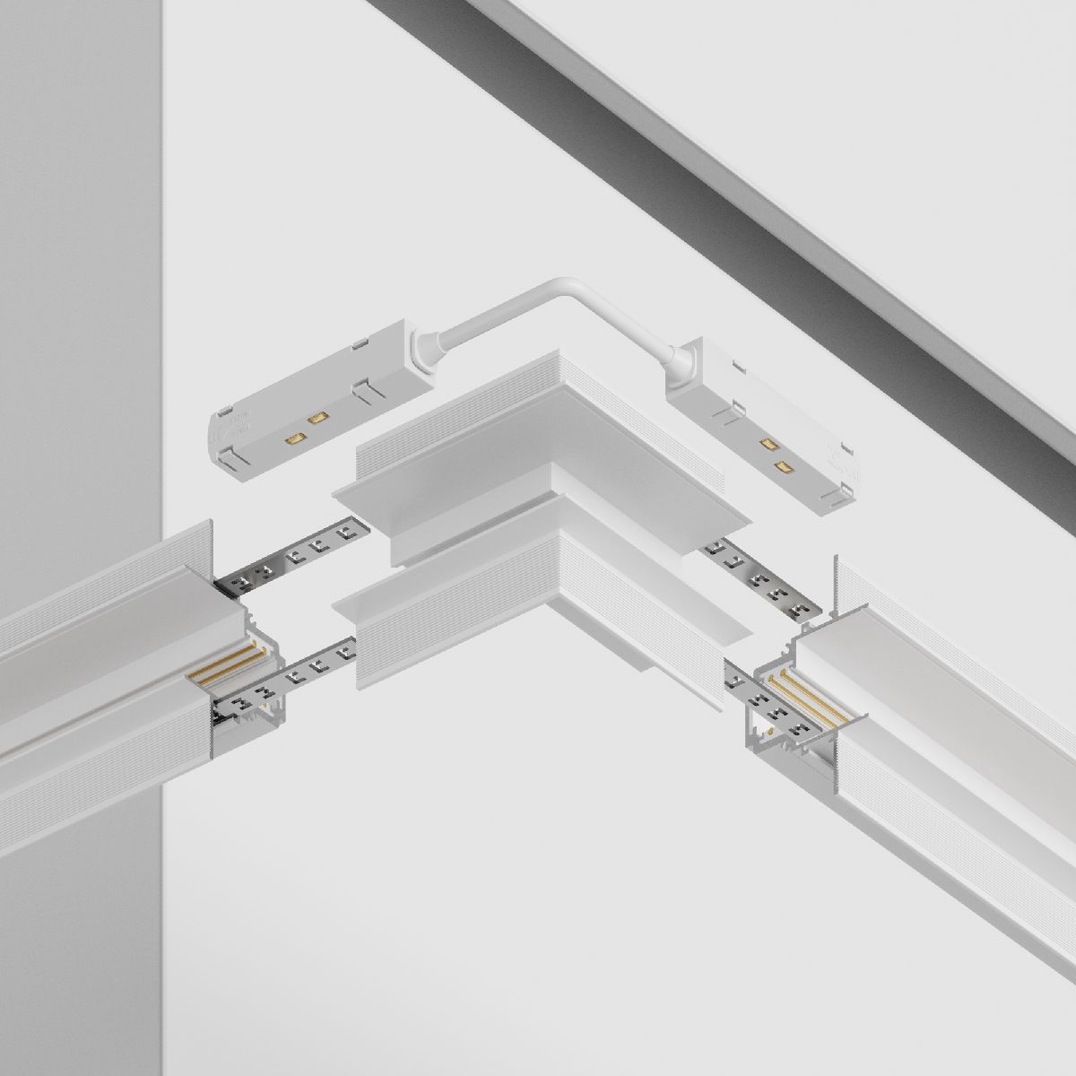 Угловой коннектор Maytoni Technical Magnetic track TRA004OCL-22W