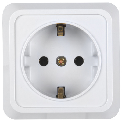 Розетка двойная 2П+3 General Альфа 477007