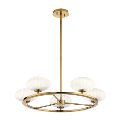 Люстра на штанге Kichler Pim QN-PIM5-FXG