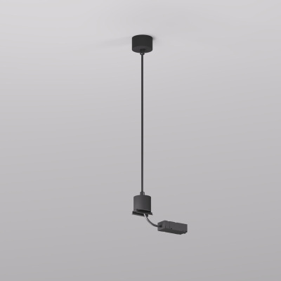 Подвод питания для подвесного монтажа трека Denkirs Smart Base TR2124-BK