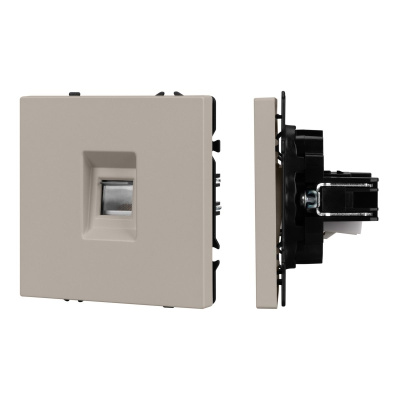 Механизм компьютерной розетки Arlight SCT-NOBE-MPC1-SFPL-CA (RJ-45, CAT6) 059438