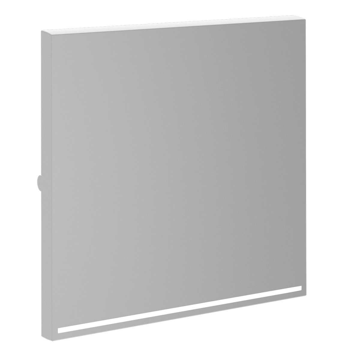 Клавиша для выключателя/переключателя одноклавишного с подсветкой Voltum S70 (серый) VLS000216