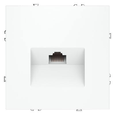 Розетка компьютерная Voltum S70 VLS060102 (белый матовый)