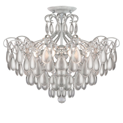 Потолочная люстра AM Group MONICA PL4 SILVER