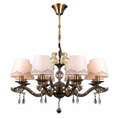 Подвесная люстра Natali Kovaltseva Calais 70012-8C ANTIQUE